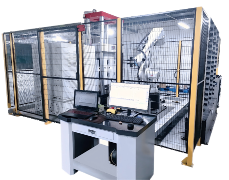 機器人全自動液(yè)壓拉伸(shēn)試驗(yàn)機(螺紋鋼/中厚板)-LZW係列