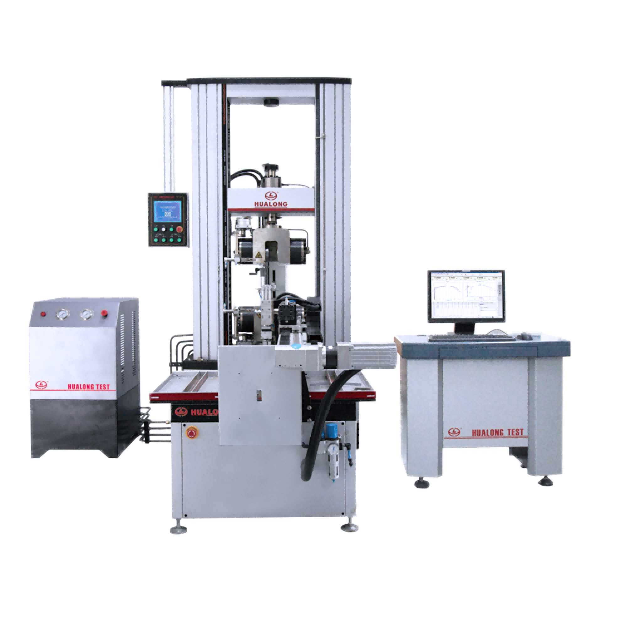 全自(zì)動拉伸試驗機(100kN薄板-啞鈴棒材)-LZW係列